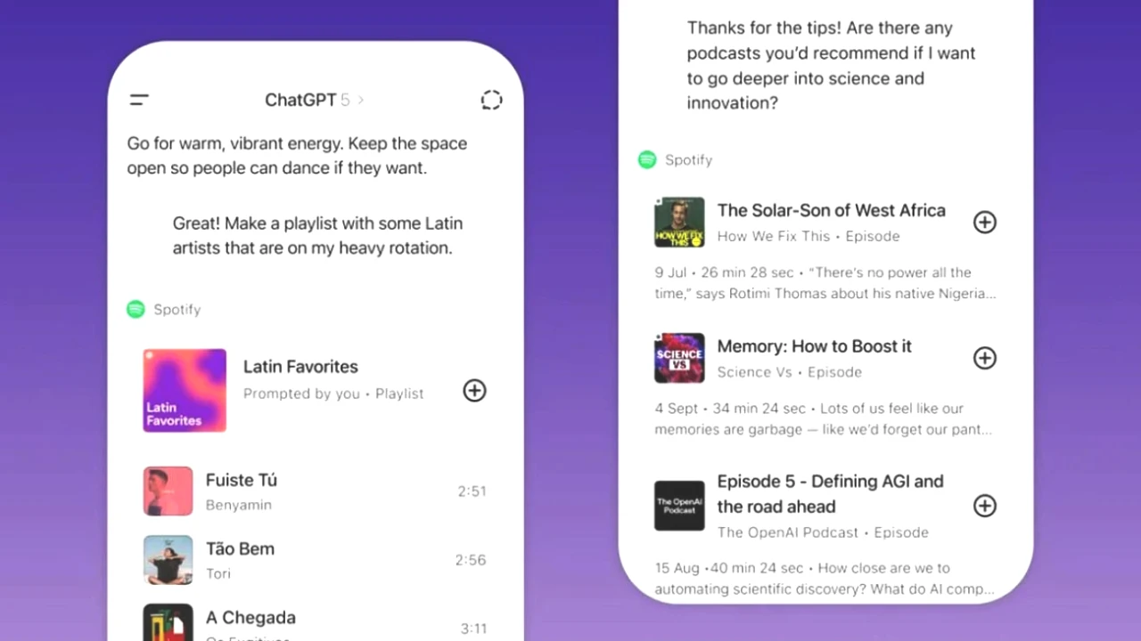 ChatGPT, Spotify ve Canva ile Entegre Oluyor! Artık Telefonda Her İşinizi Kolayca Yapın!